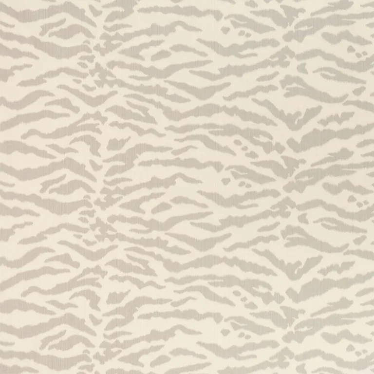 Schumacher 176390 Tigris Pewter fabric swatch