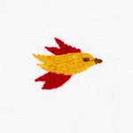 Schumacher 81500 Tiny Things Embroidery Multi fabric swatch