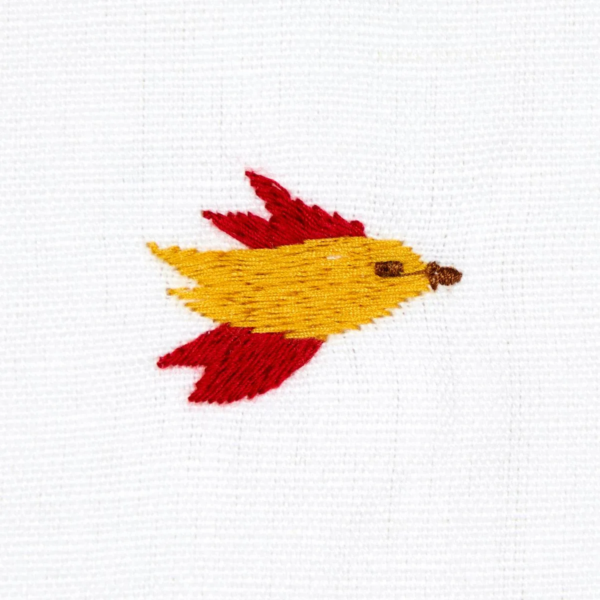 Schumacher 81500 Tiny Things Embroidery Multi fabric swatch