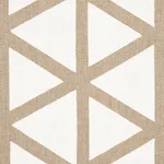 Schumacher 83460 Tipton Appliqué Flax fabric swatch