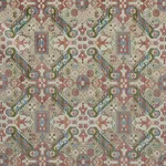Schumacher 80602 Tiraz Velvet Multi fabric swatch
