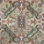 Schumacher 80602 Tiraz Velvet Multi fabric swatch