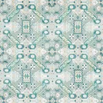 Schumacher 80603 Tiraz Velvet Peacock fabric swatch