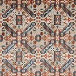 Schumacher 80600 Tiraz Velvet Spice fabric swatch