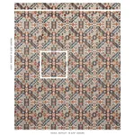 Schumacher 80600 Tiraz Velvet Spice fabric swatch