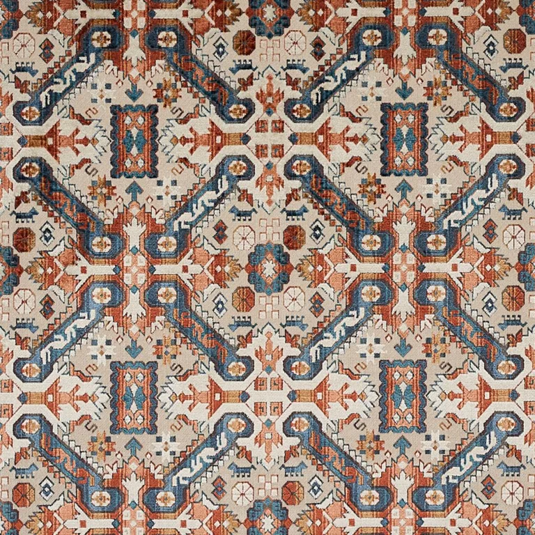 Schumacher 80600 Tiraz Velvet Spice fabric swatch