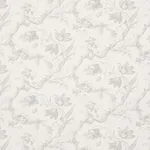 Schumacher 177401 Toile De Fleurs Grisaille fabric swatch