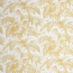 Schumacher 179510 Toile Tropique Gold fabric swatch