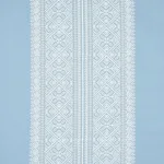 Schumacher 69733 Toledo Embroidery Chambray fabric swatch
