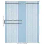 Schumacher 69733 Toledo Embroidery Chambray fabric swatch