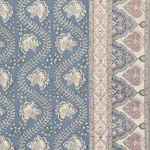 Schumacher 181340 Tombay Delft fabric swatch