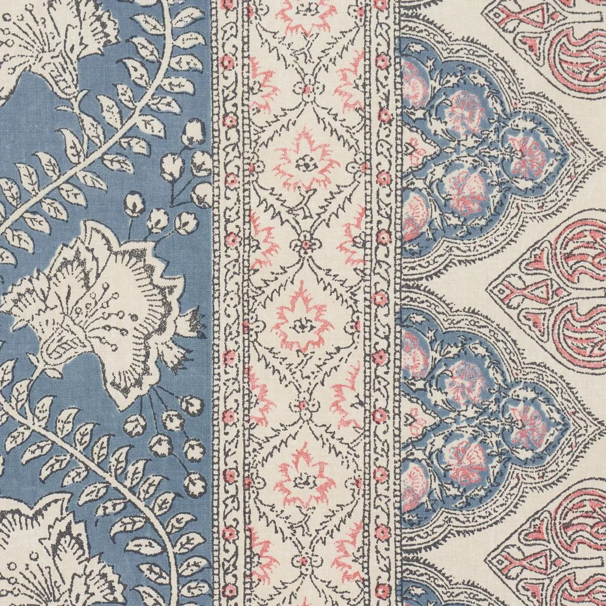 Schumacher 181340 Tombay Delft fabric swatch