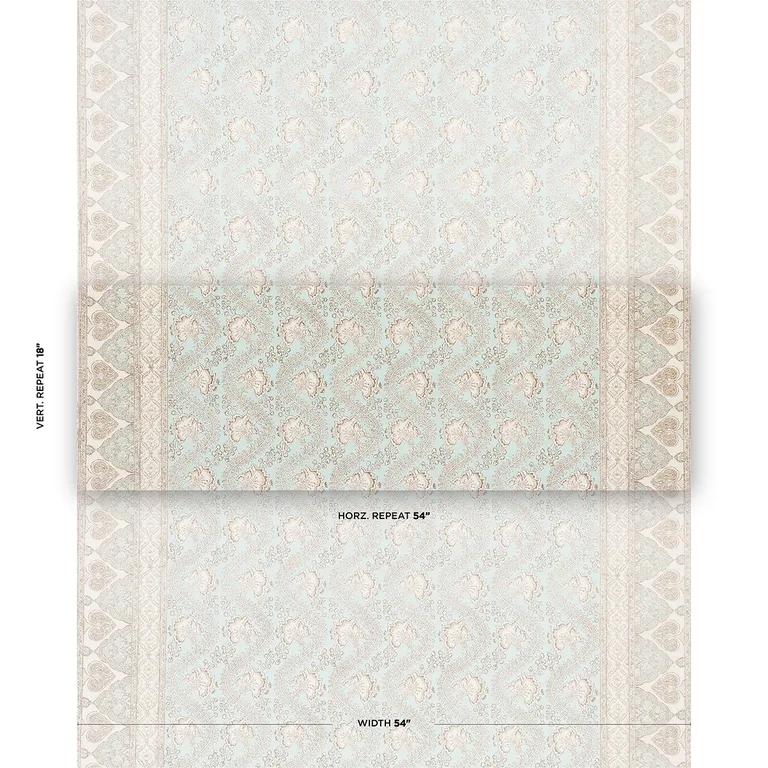 Schumacher 181341 Tombay Mineral fabric swatch