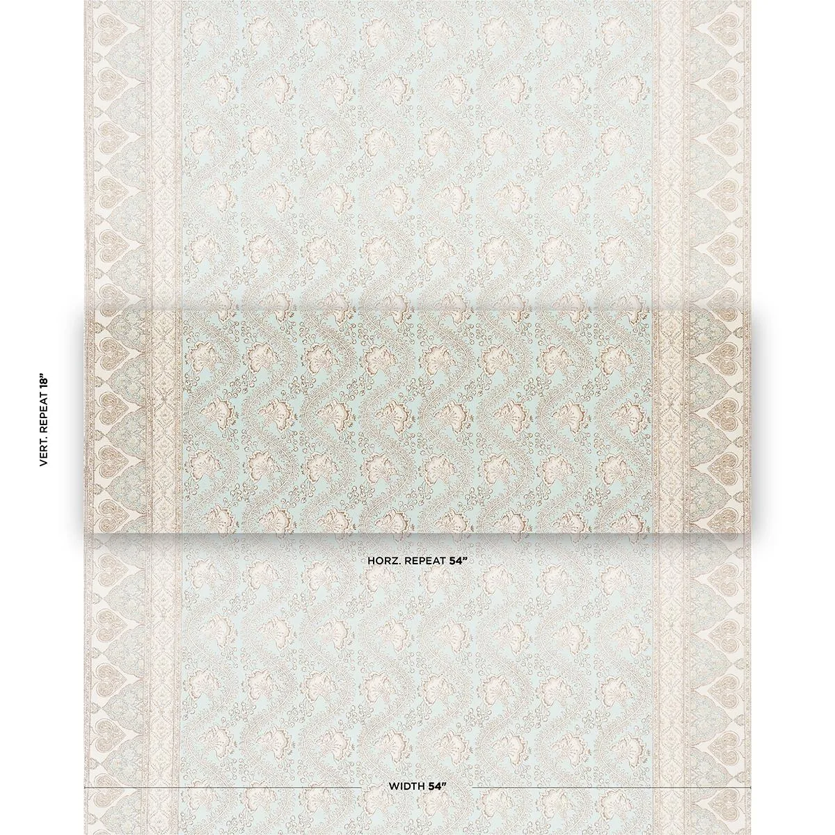 Schumacher 181341 Tombay Mineral fabric swatch
