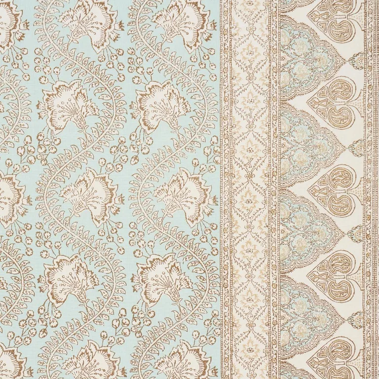 Schumacher 181341 Tombay Mineral fabric swatch