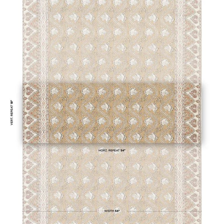 Schumacher 181342 Tombay Ochre fabric swatch