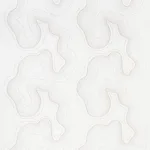 Schumacher 75900 Topo Beaded Sheer Blush fabric swatch