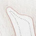 Schumacher 75900 Topo Beaded Sheer Blush fabric swatch