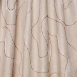 Schumacher 75902 Topo Beaded Sheer Natural fabric swatch