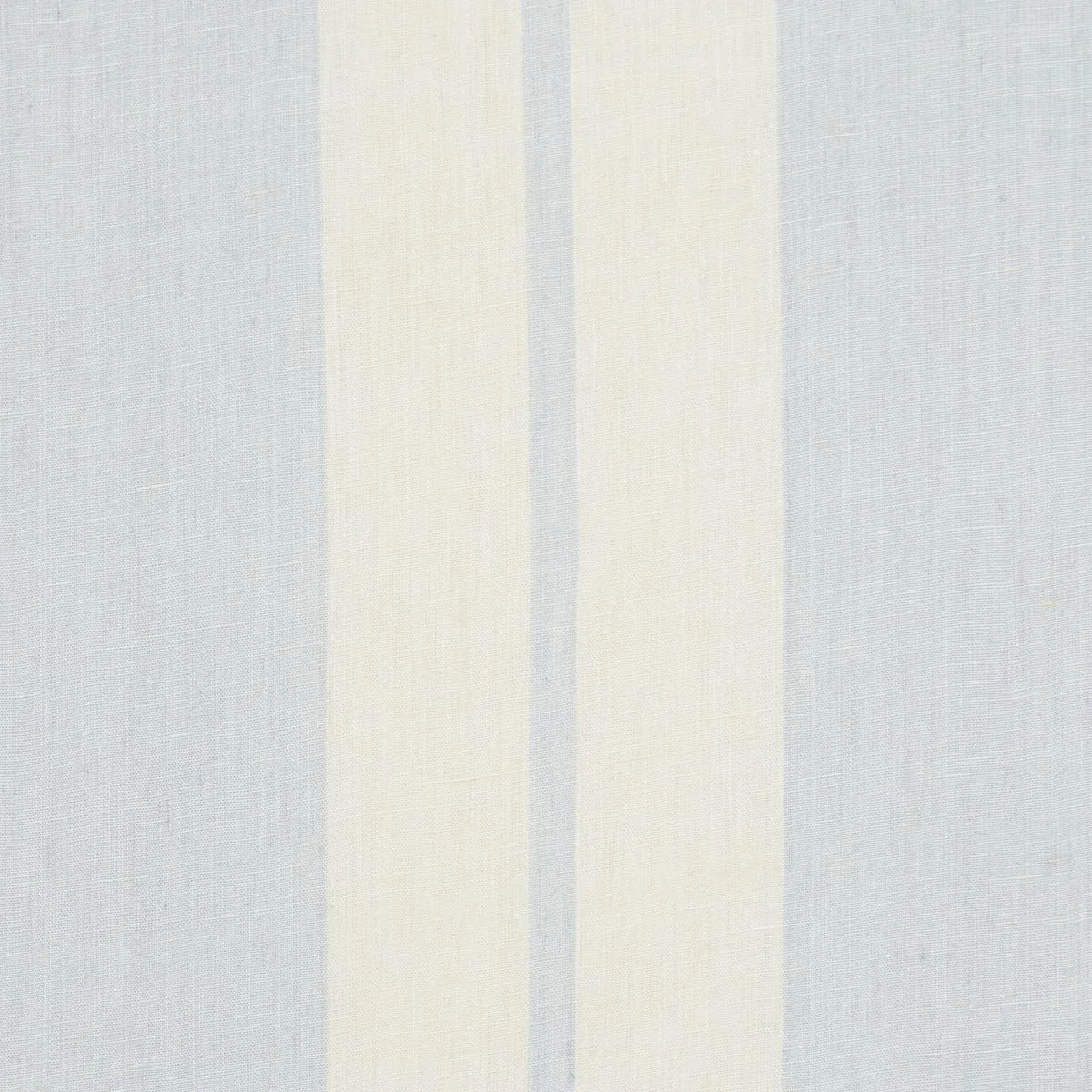 Schumacher 54161 Topsail Linen Stripe Sky Blue fabric swatch