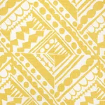 Schumacher 181490 Topsy Turvy Citron fabric swatch