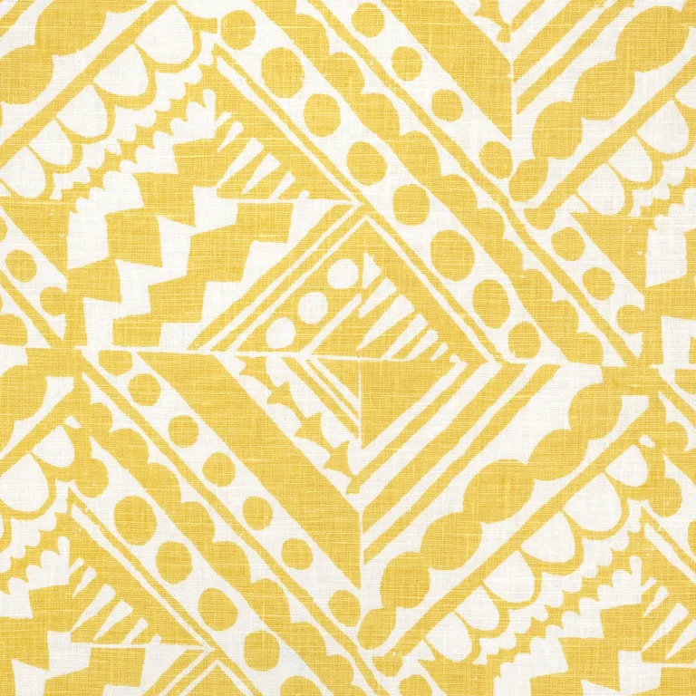 Schumacher 181490 Topsy Turvy Citron fabric swatch
