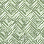 Schumacher 181491 Topsy Turvy Green fabric swatch