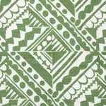 Schumacher 181491 Topsy Turvy Green fabric swatch