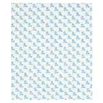 Schumacher 179331 Torbay Hand-Block Print Blue fabric swatch