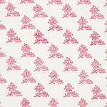 Schumacher 179332 Torbay Hand-Block Print Pink fabric swatch