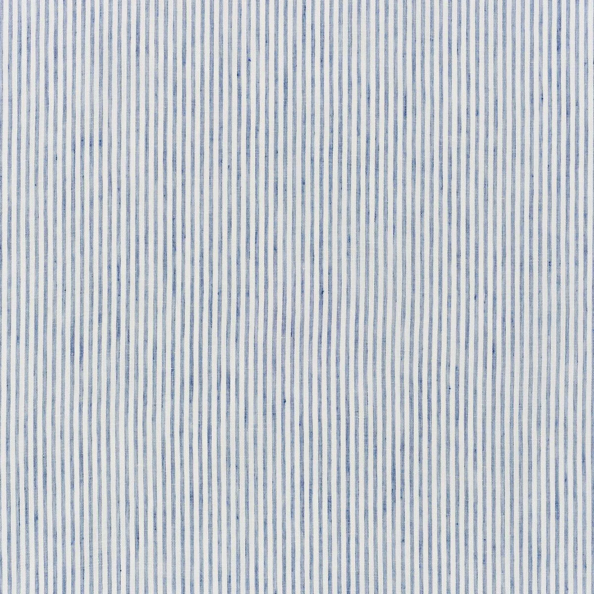 Schumacher 70067 Tori Stripe Sheer Navy fabric swatch