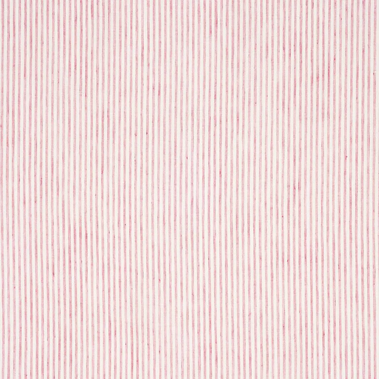 Schumacher 70065 Tori Stripe Sheer Rose fabric swatch