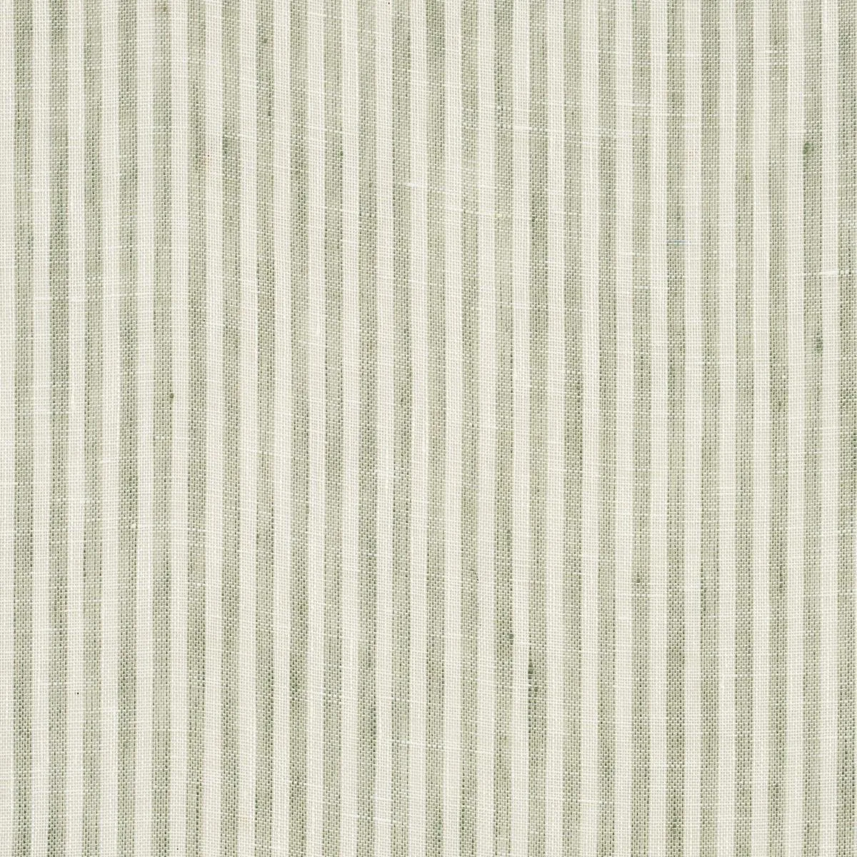 Schumacher 70069 Tori Stripe Sheer Sage fabric swatch