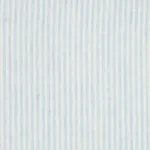 Schumacher 70068 Tori Stripe Sheer Sky fabric swatch