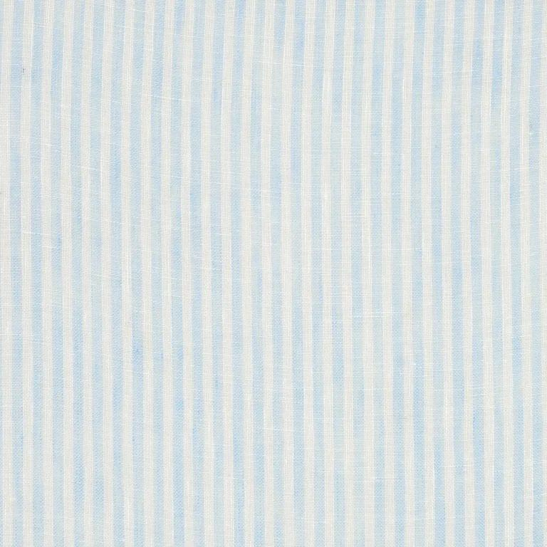 Schumacher 70068 Tori Stripe Sheer Sky fabric swatch