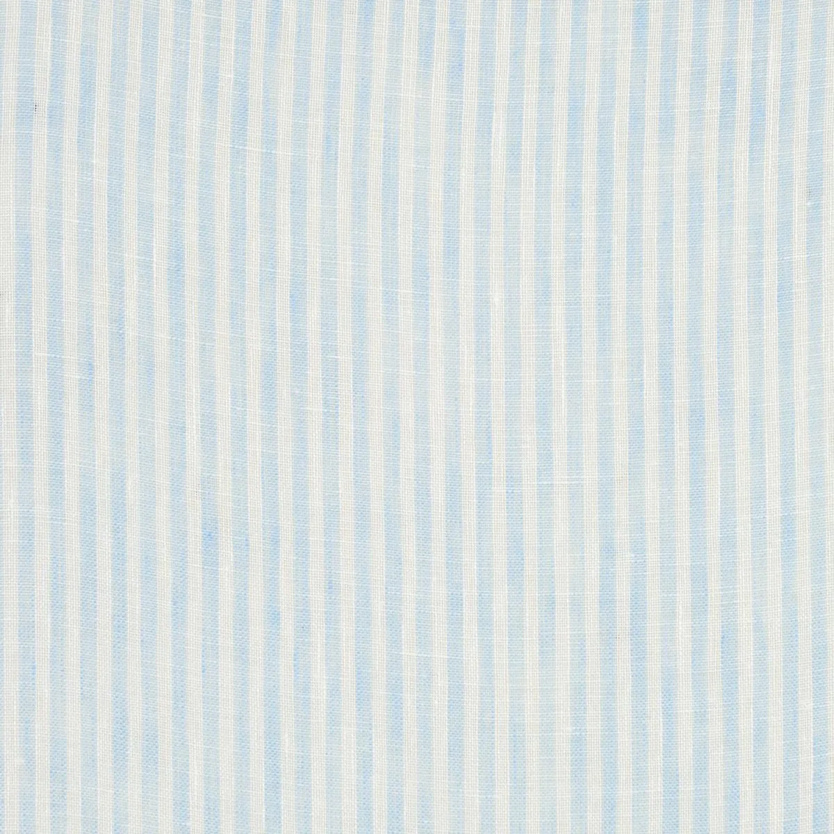 Schumacher 70068 Tori Stripe Sheer Sky fabric swatch