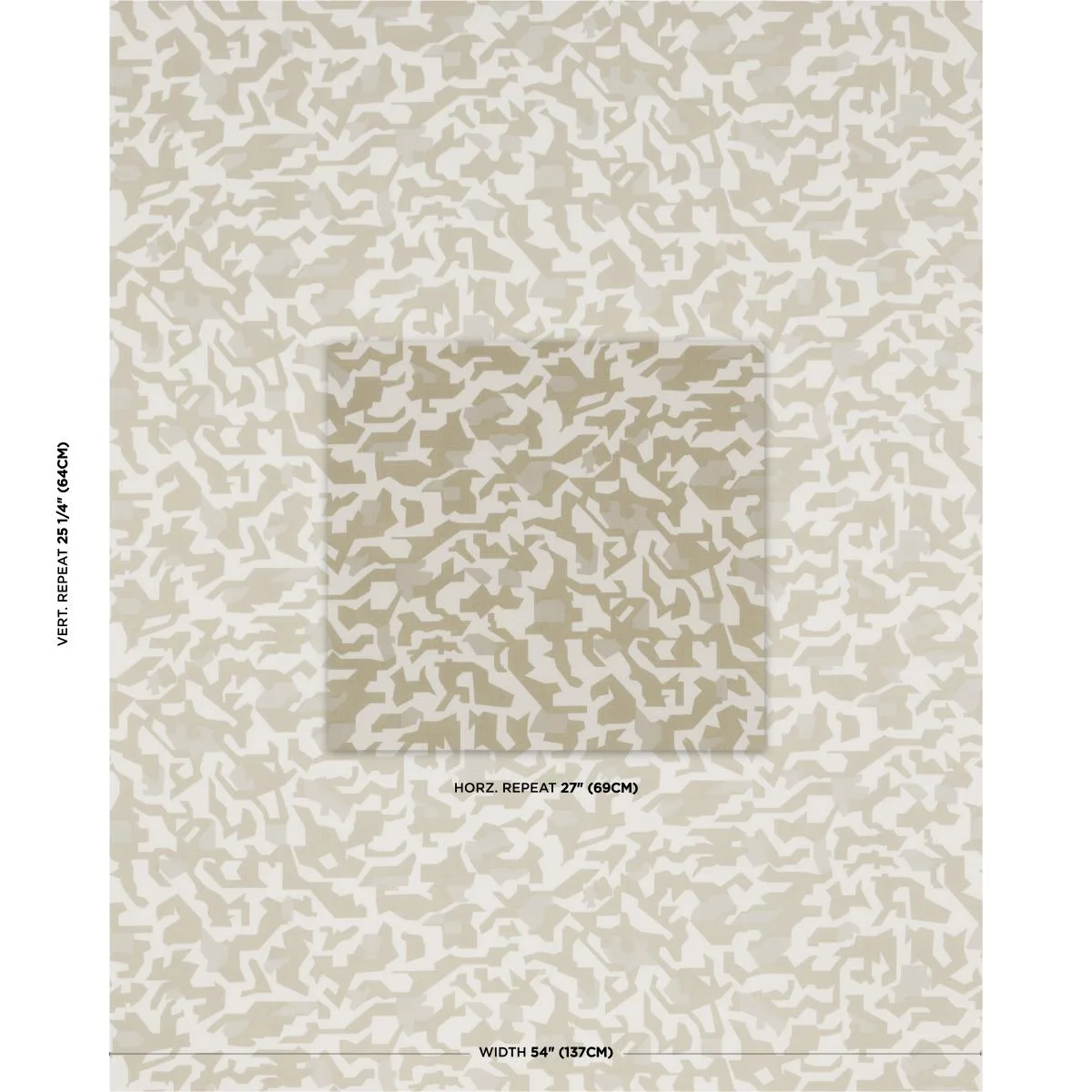 Schumacher 182351 Torrey Camo Indoor/Outdoor Fog fabric swatch