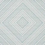 Schumacher 62846 Tortola Indoor/Outdoor Aqua fabric swatch