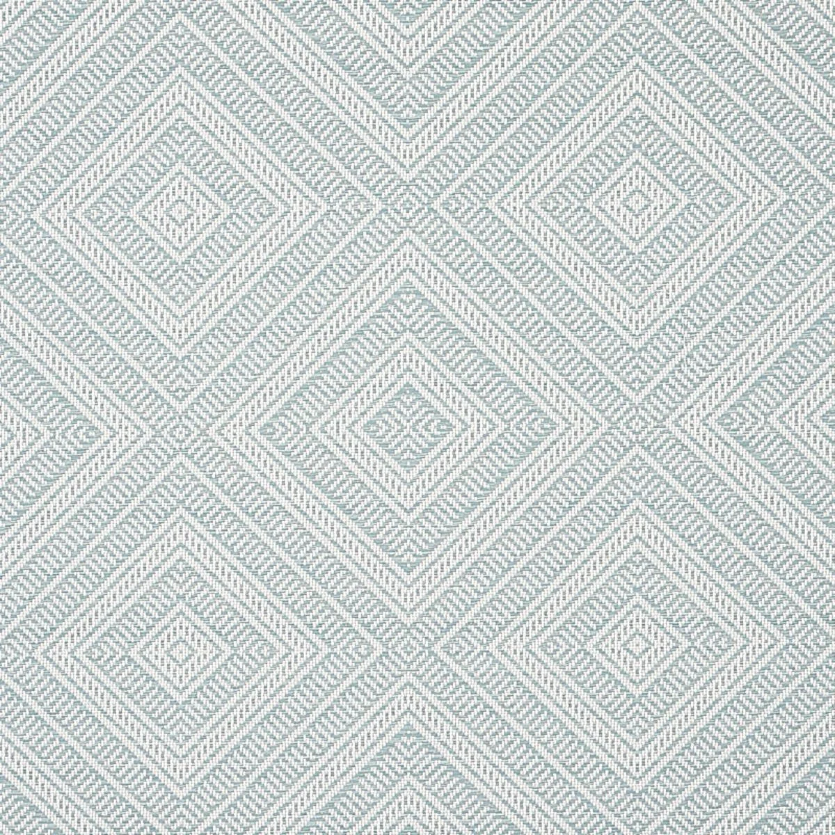 Schumacher 62846 Tortola Indoor/Outdoor Aqua fabric swatch