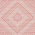 Schumacher 62847 Tortola Indoor/Outdoor Coral fabric swatch