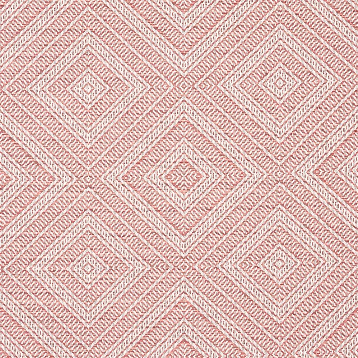 Schumacher 62847 Tortola Indoor/Outdoor Coral fabric swatch