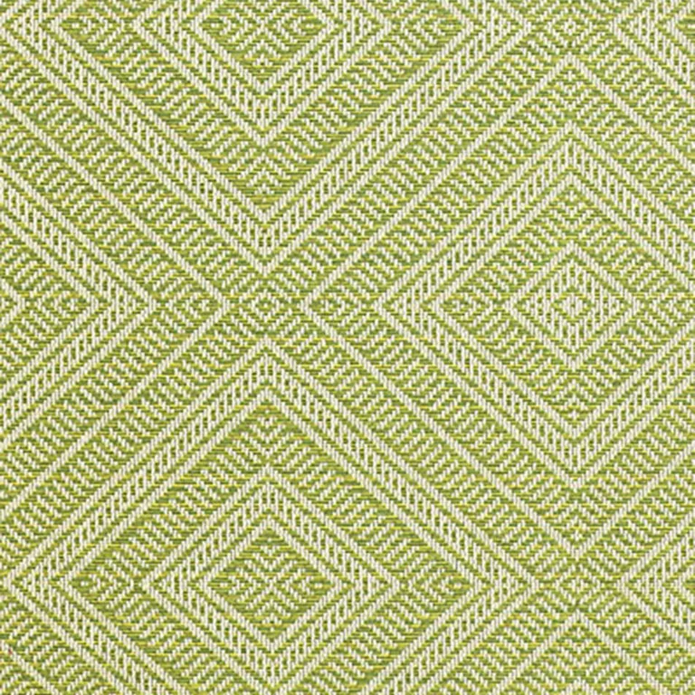 Schumacher 62840 Tortola Indoor/Outdoor Kiwi fabric swatch