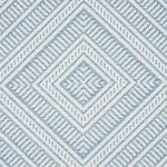 Schumacher 62845 Tortola Indoor/Outdoor Sky fabric swatch