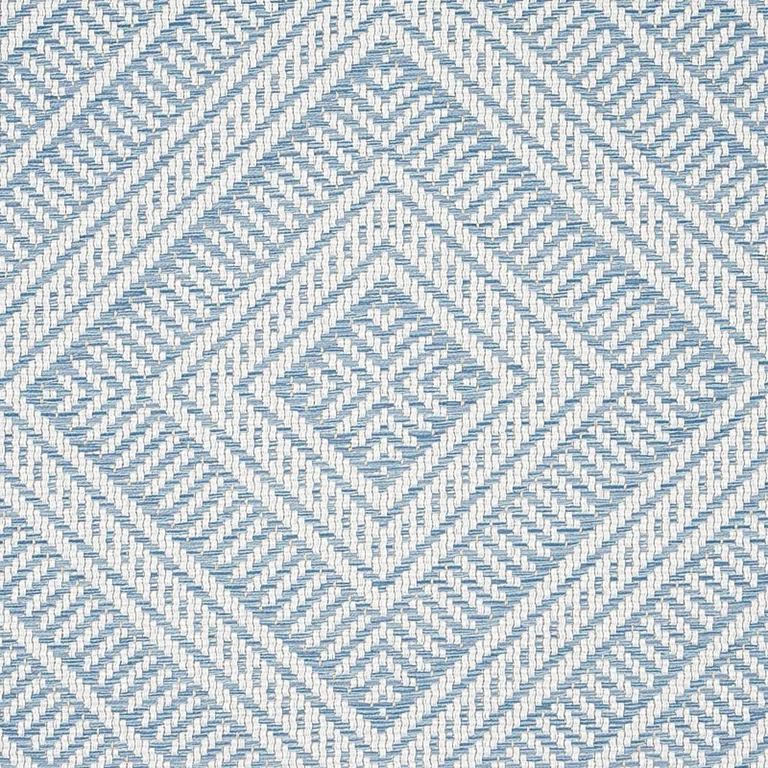 Schumacher 62845 Tortola Indoor/Outdoor Sky fabric swatch