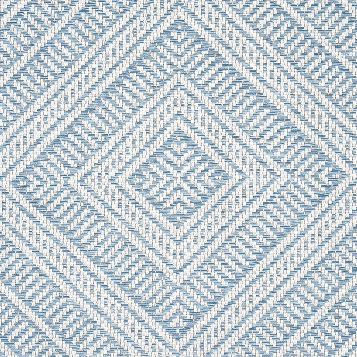 Schumacher 62845 Tortola Indoor/Outdoor Sky fabric swatch
