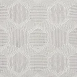 Schumacher 73201 Tortuga Embroidery Grey fabric swatch