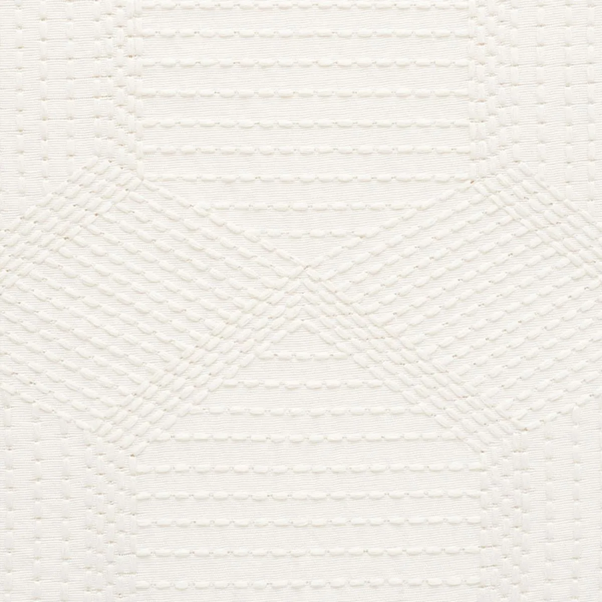 Schumacher 73200 Tortuga Embroidery Ivory fabric swatch