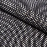 Schumacher 73503 Toscana Black fabric swatch