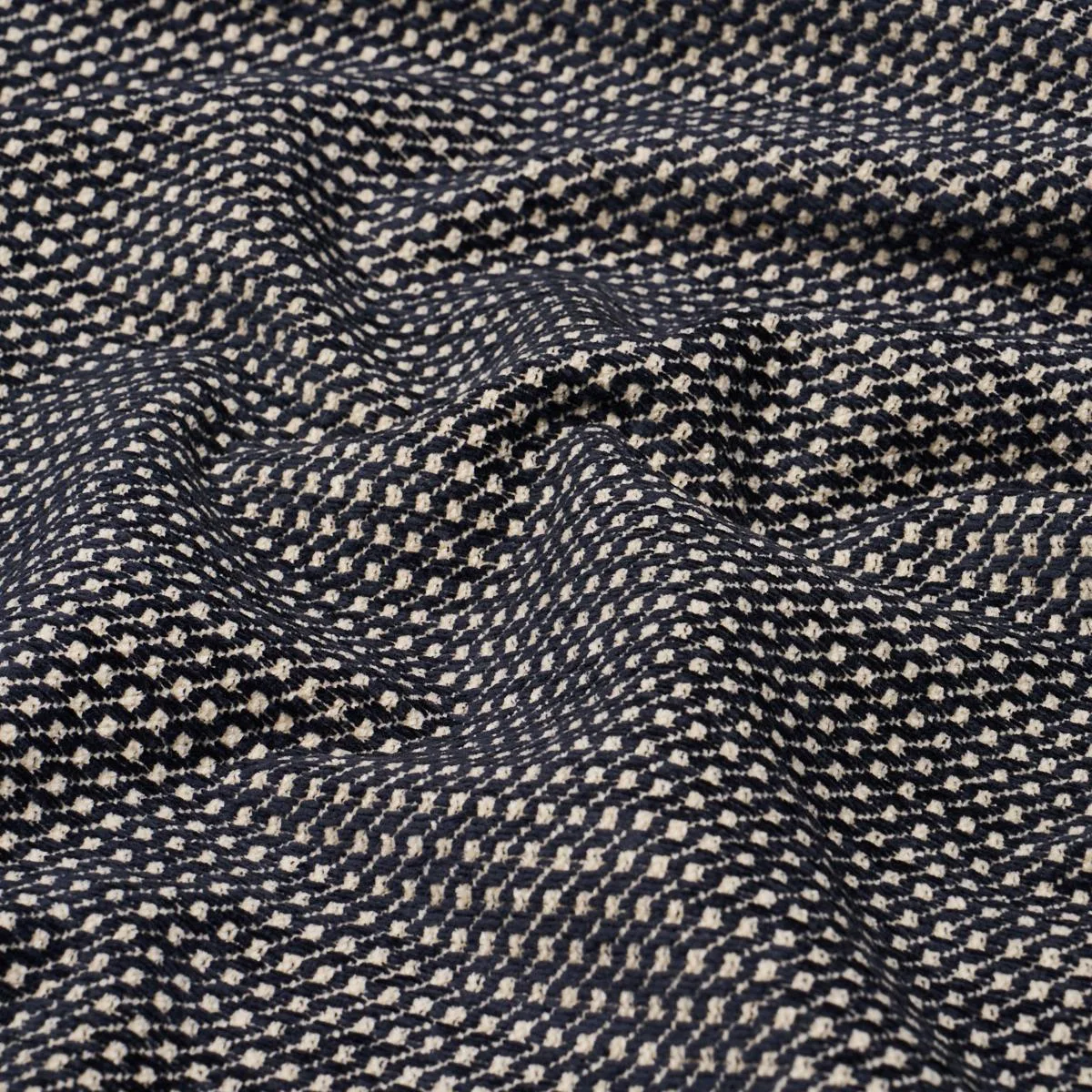 Schumacher 73503 Toscana Black fabric swatch