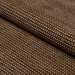 Schumacher 54376 Toscana Brown fabric swatch